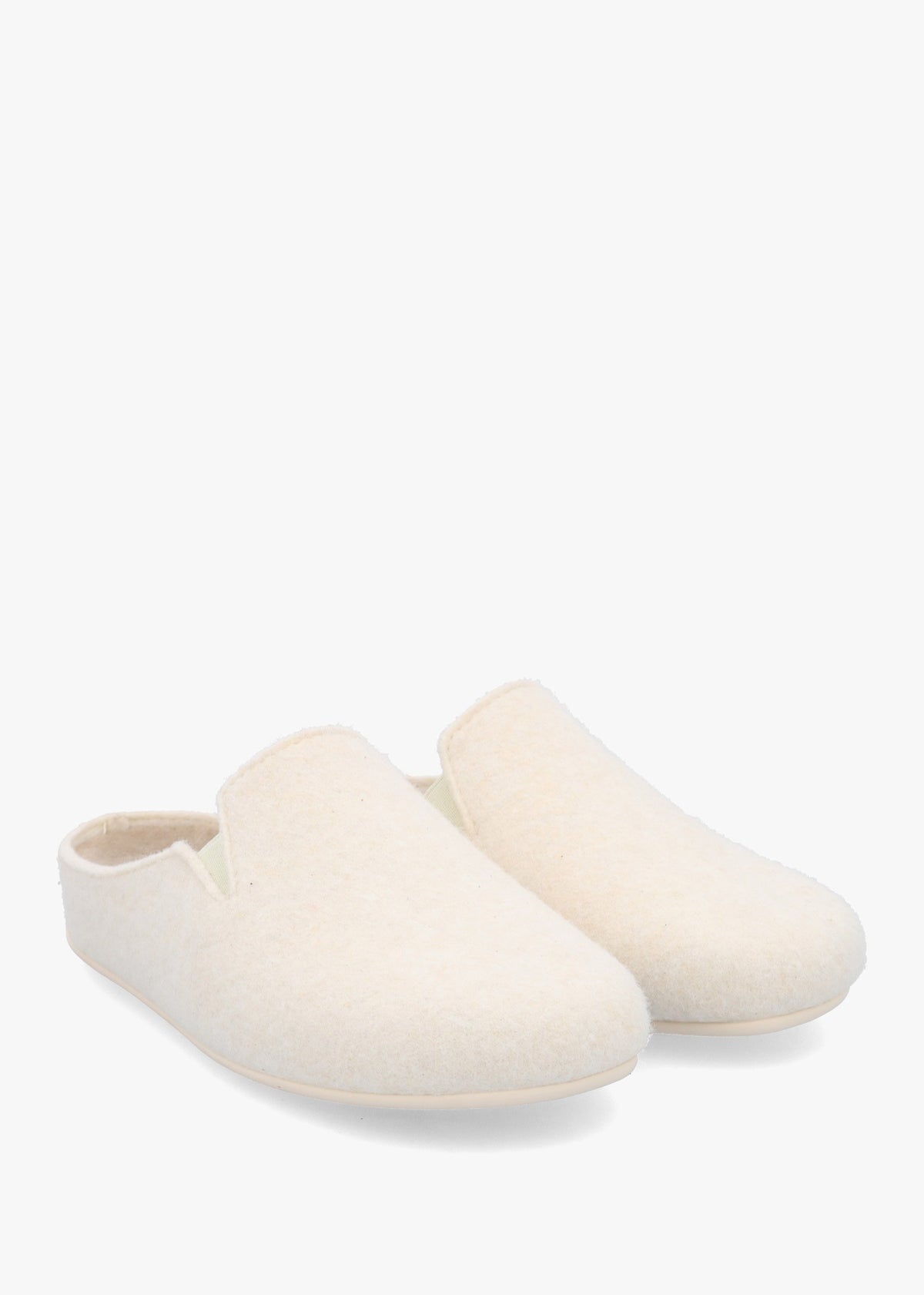 Helter Cream Wool Mule Slippers