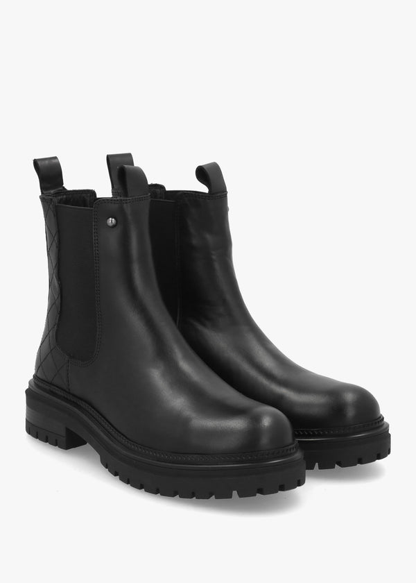 Daniel Impie Black Leather Chelsea Boots