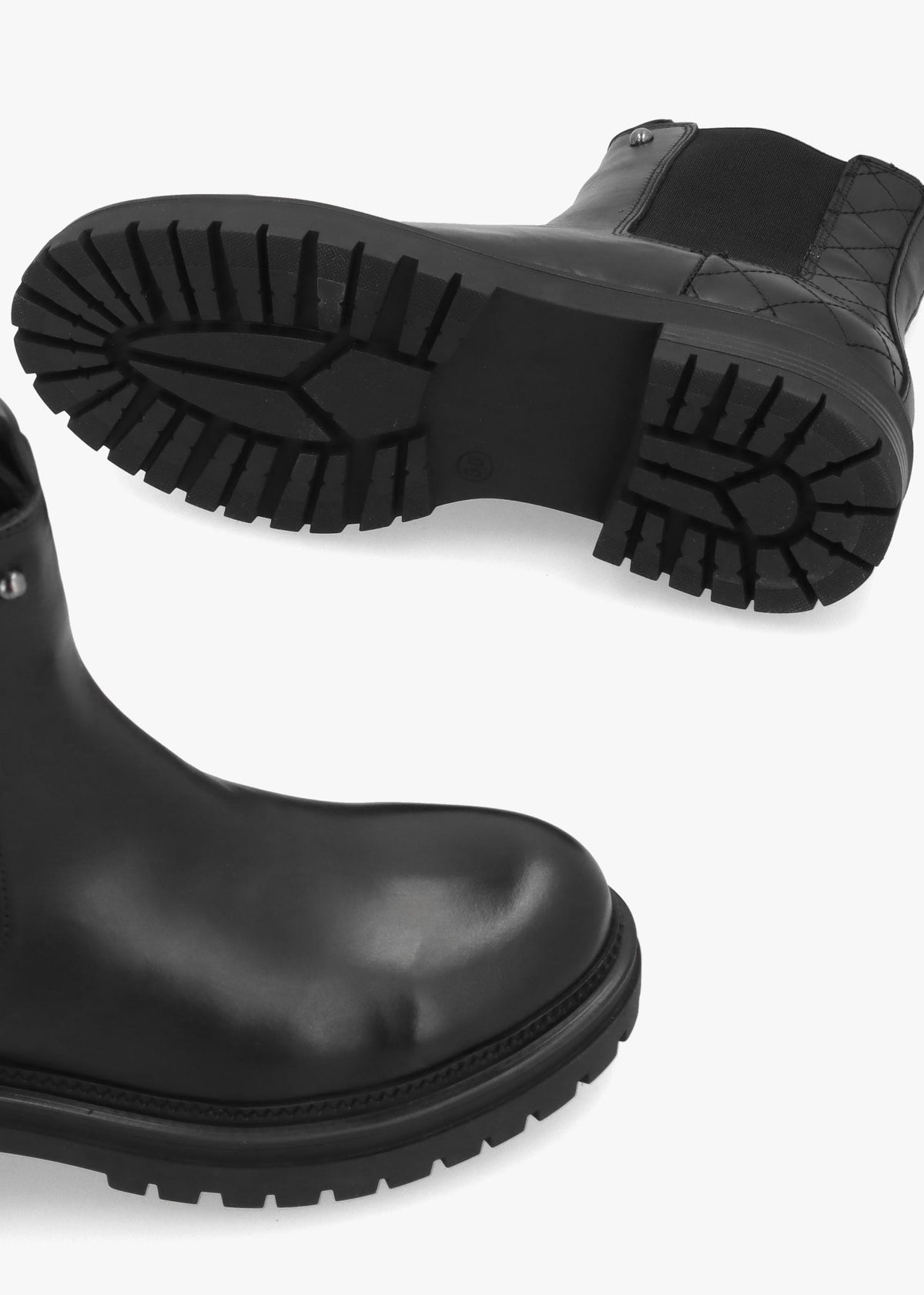 Daniel Impie Black Leather Chelsea Boots