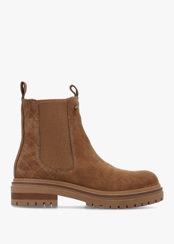 Daniel Impie Tan Suede Chelsea Boots