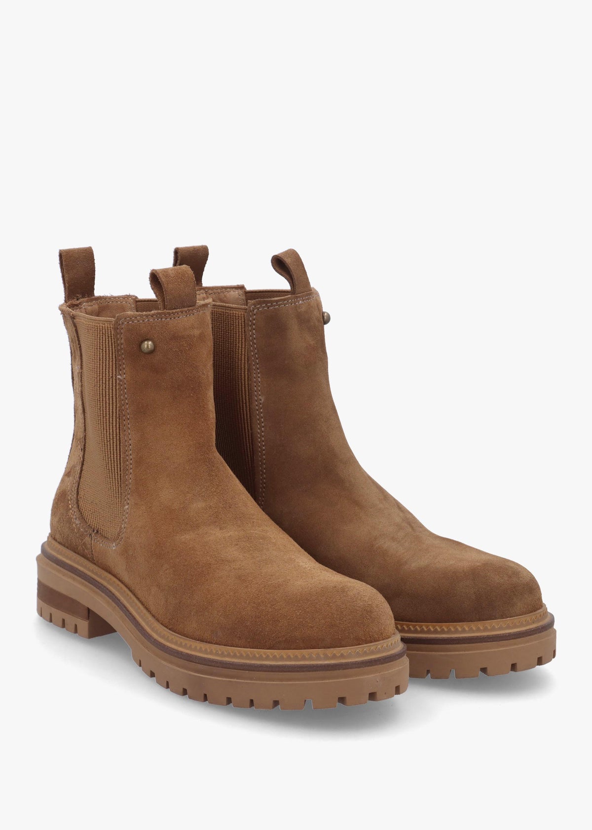 Daniel Impie Tan Suede Chelsea Boots