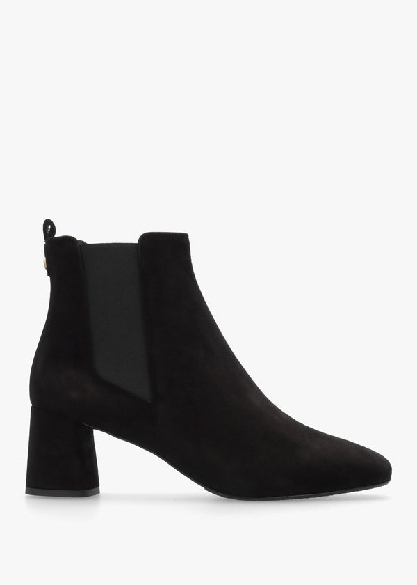 Daniel Marea Black Suede Chelsea Boots