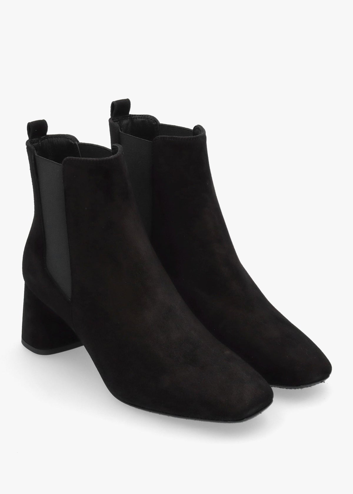 Marea Black Suede Chelsea Boots