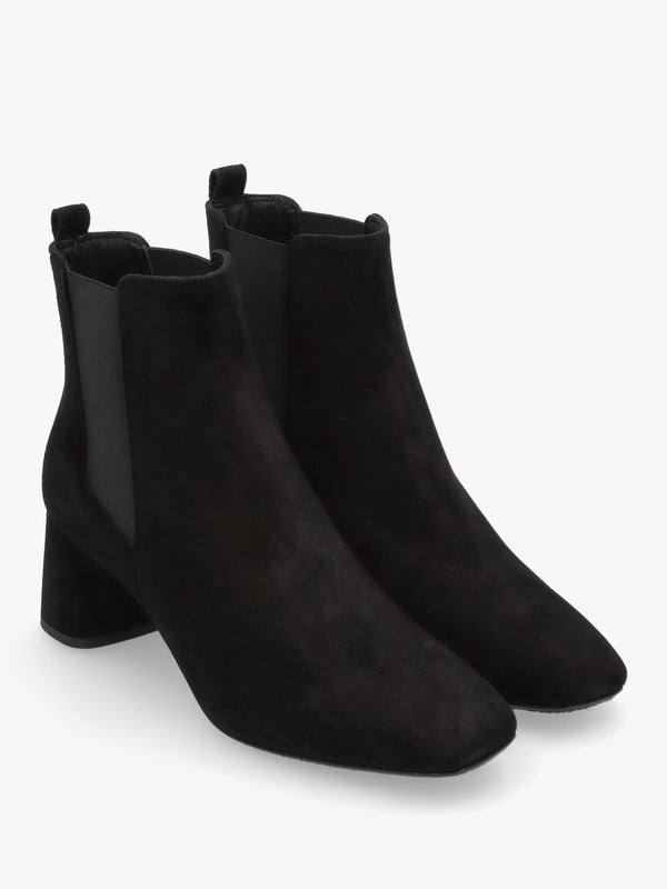 Daniel Marea Black Suede Chelsea Boots