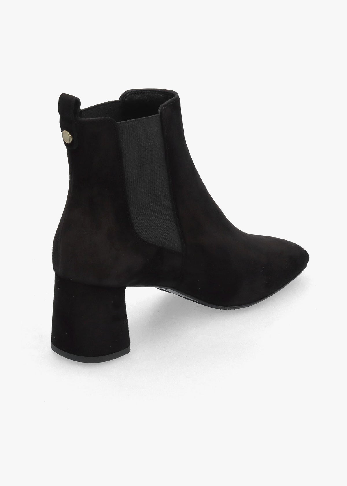 Marea Black Suede Chelsea Boots
