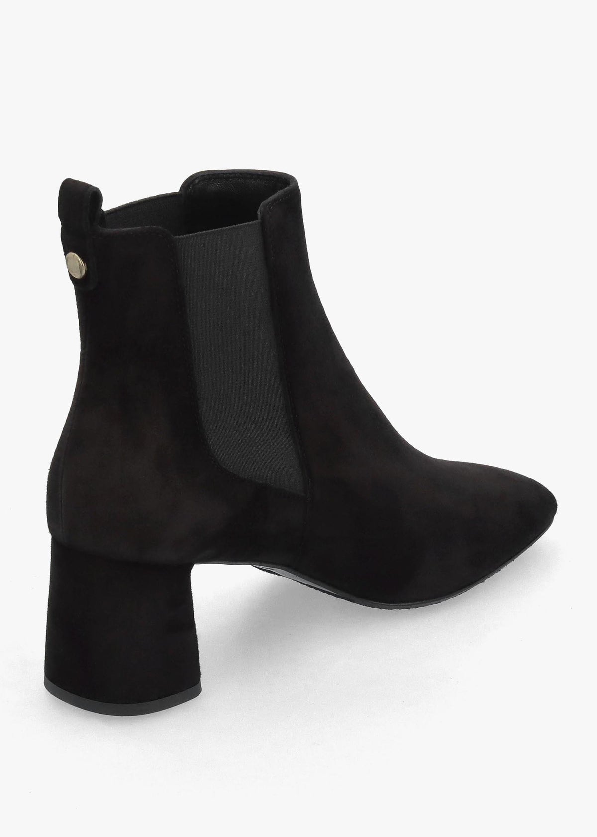 Daniel Marea Black Suede Chelsea Boots