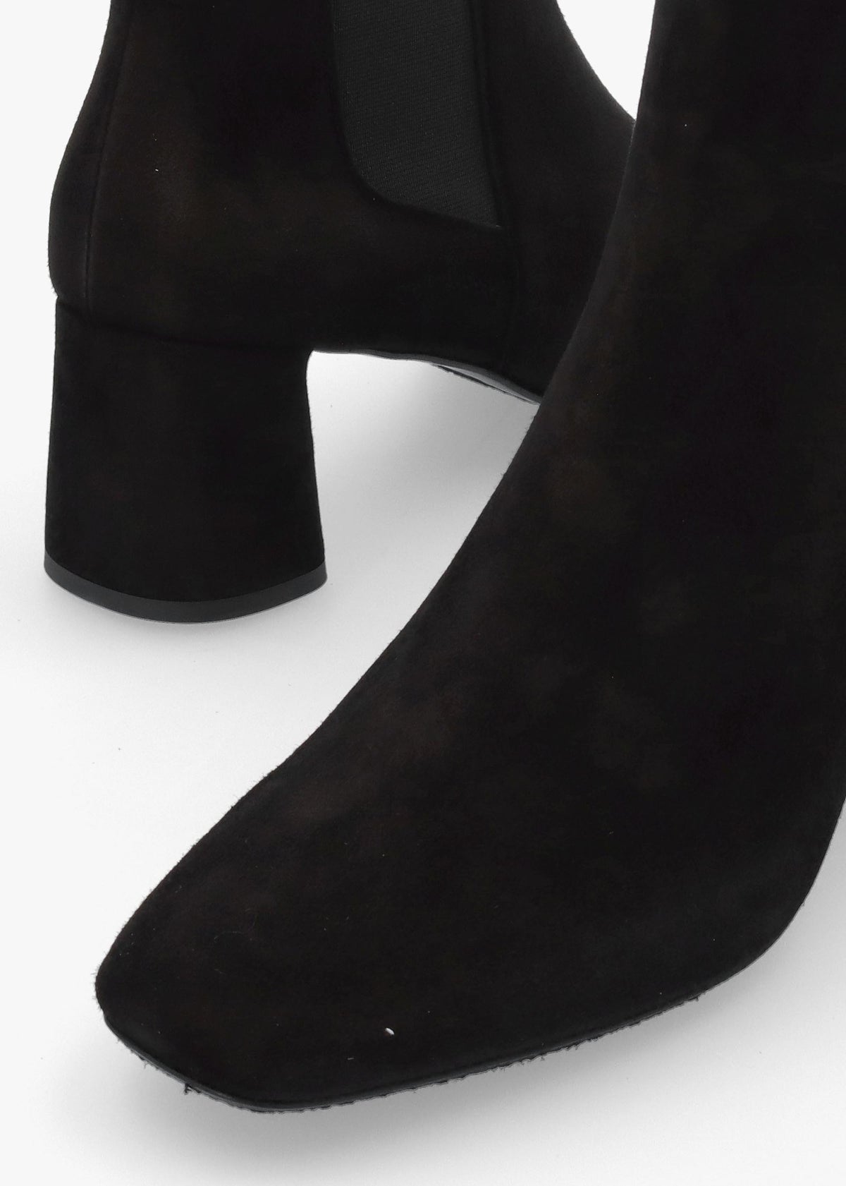 Marea Black Suede Chelsea Boots
