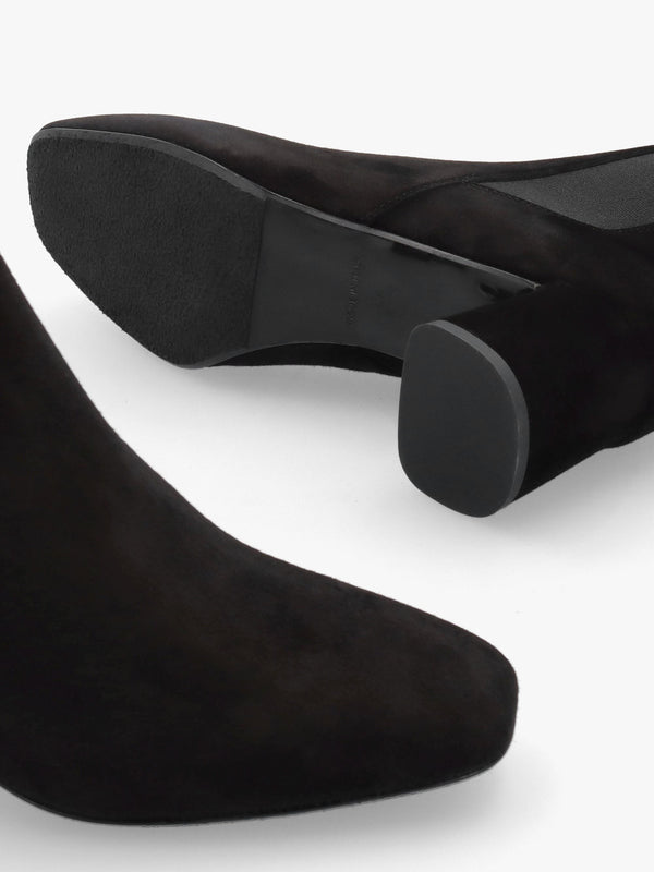 Daniel Marea Black Suede Chelsea Boots