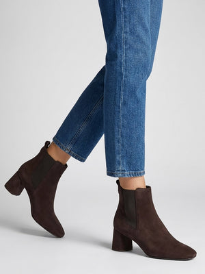 Marea Brown Suede Chelsea Boots
