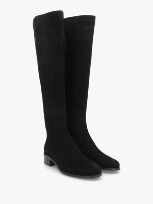 DANIEL Miele Black Suede Knee Boots
