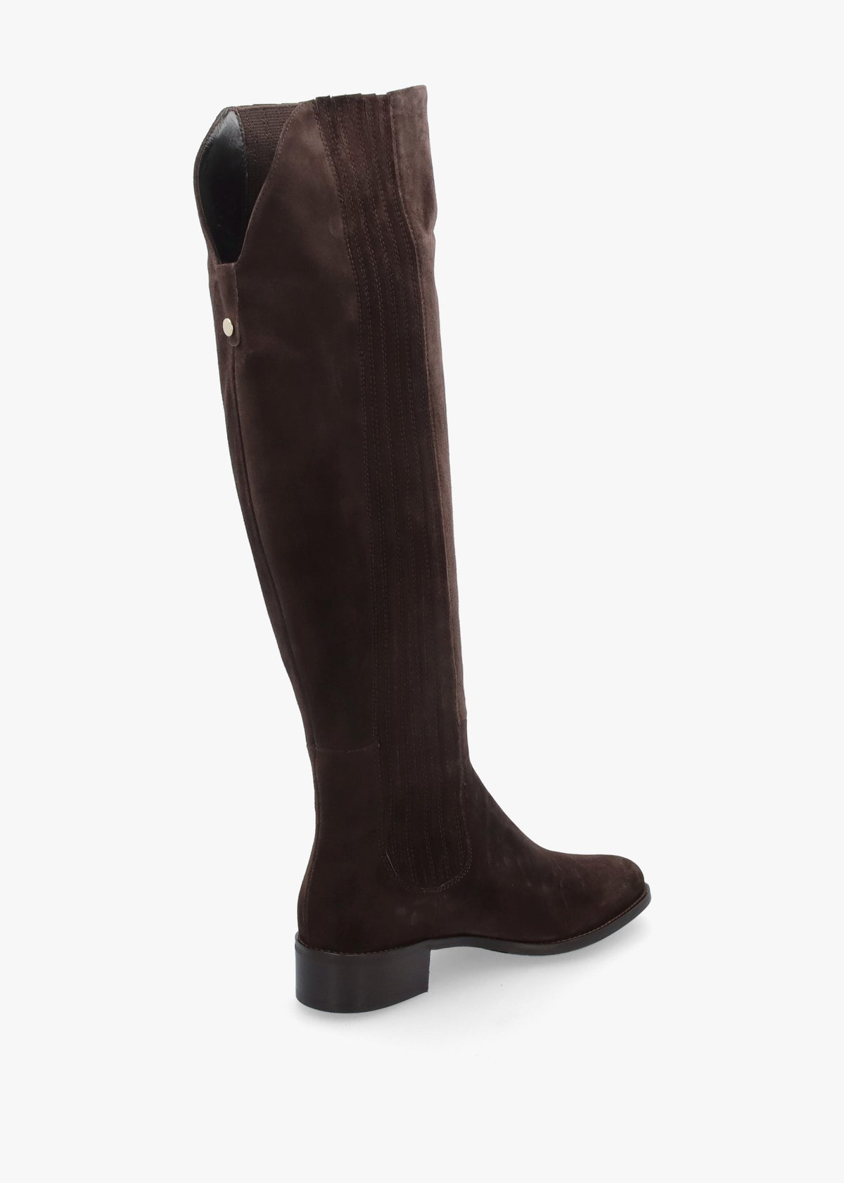 Miele Dark Brown Suede Knee Boots