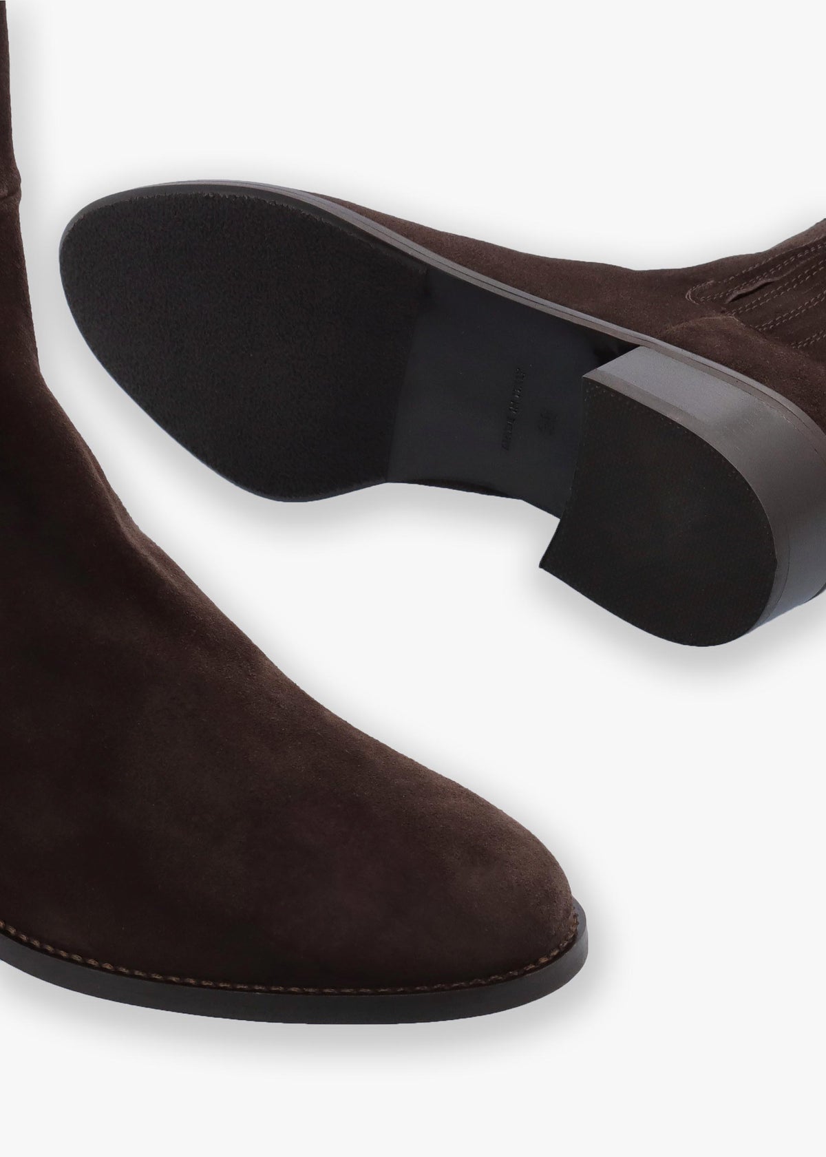 Daniel Miele Dark Brown Suede Knee Boots