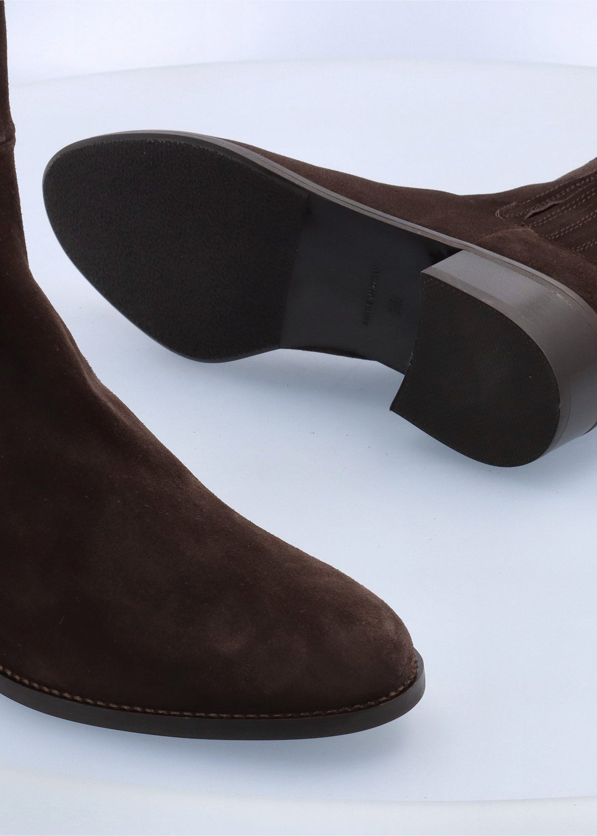 Miele Black Suede Knee Boots