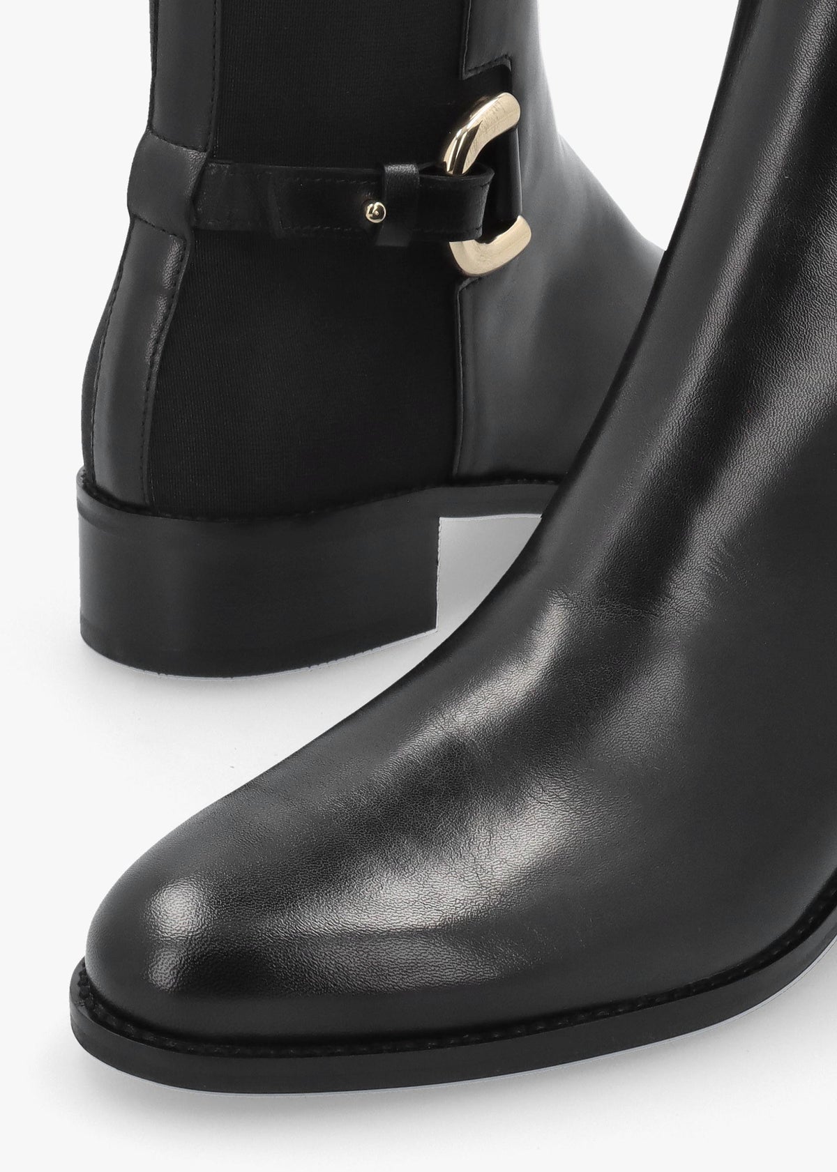 Daniel Mornorio Black Leather Ankle Boots