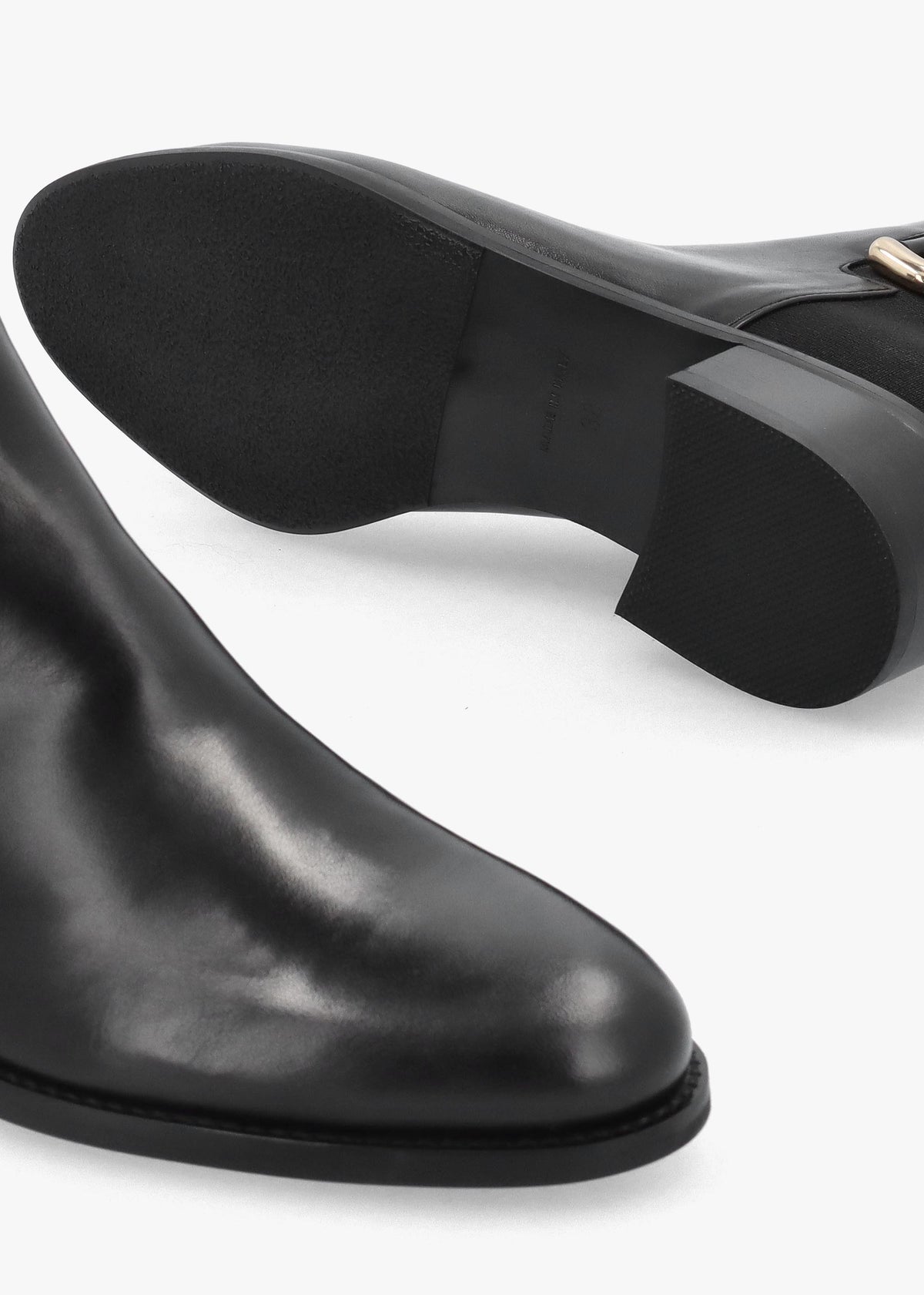Daniel Mornorio Black Leather Ankle Boots