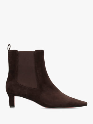 Sanctuary Brown Suede Low Heel Chelsea Boots