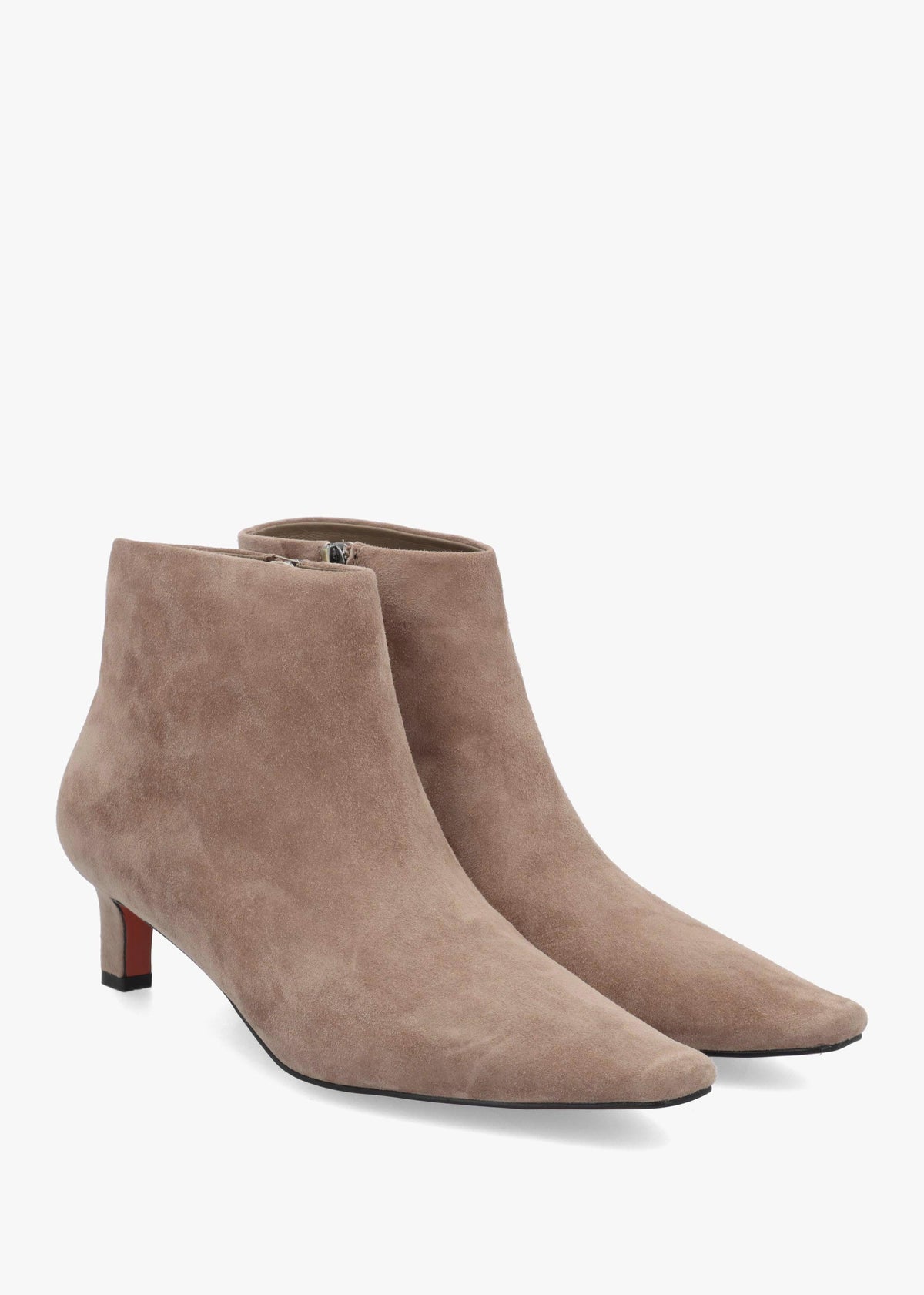 Daniel Scylla Beige Suede Low Heel Ankle Boots