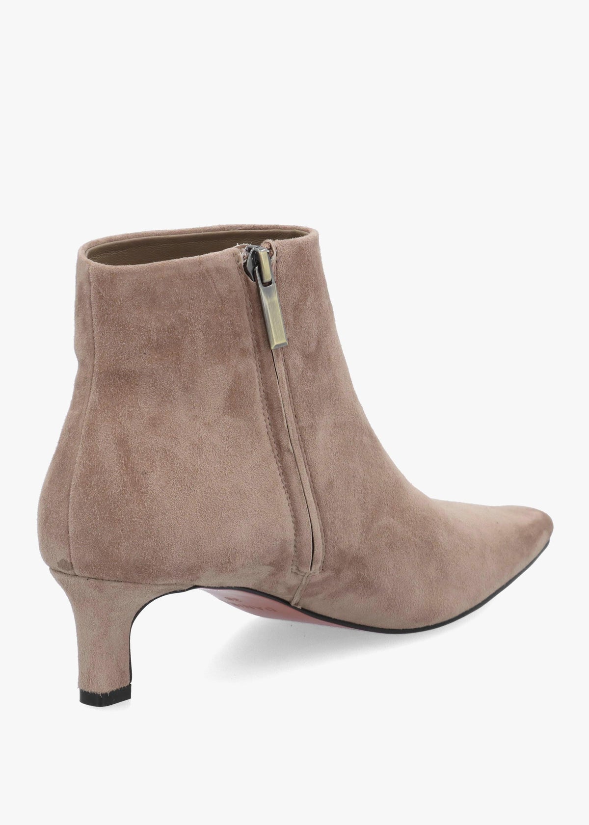 Daniel Scylla Beige Suede Low Heel Ankle Boots