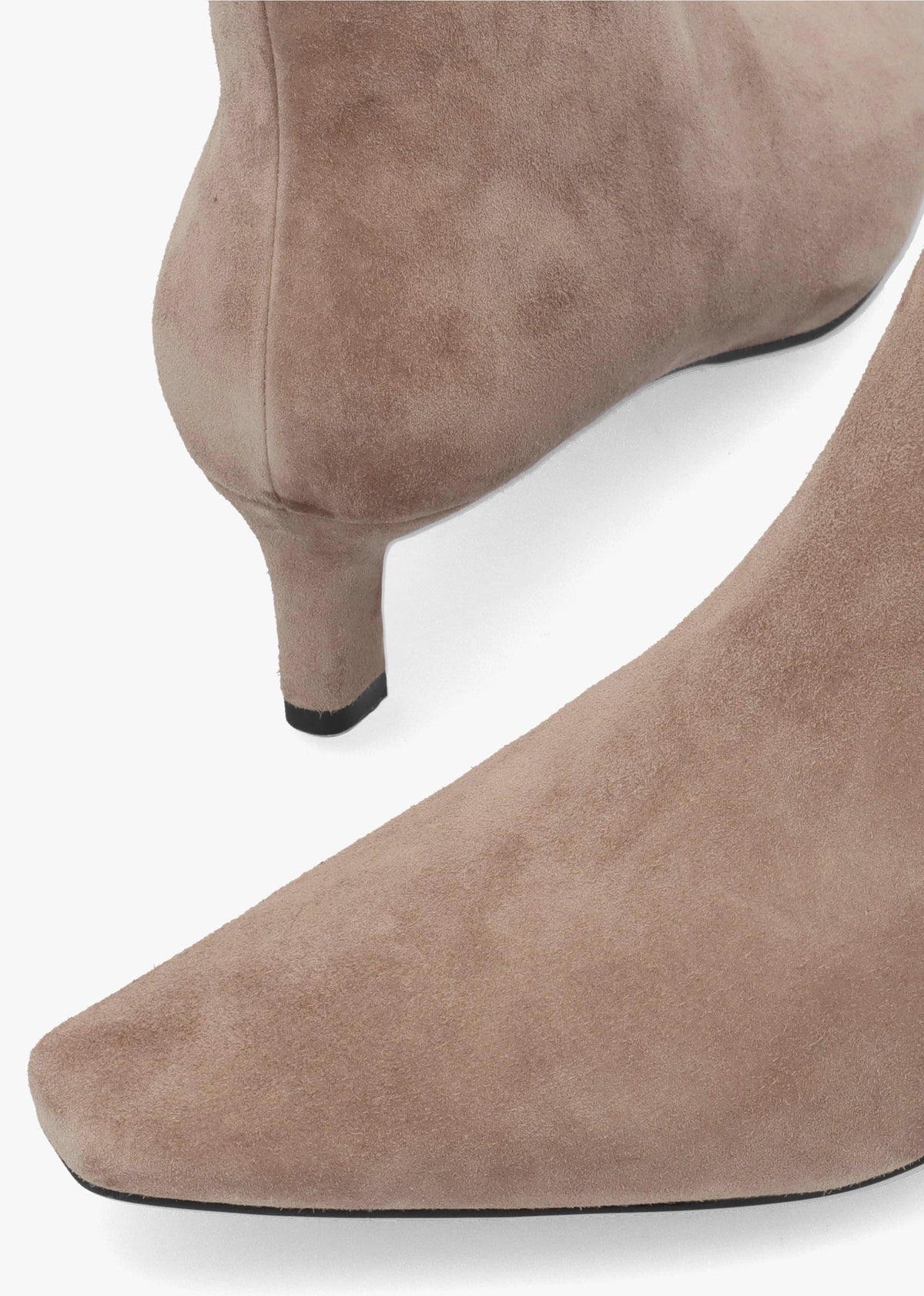 Daniel Scylla Beige Suede Low Heel Ankle Boots