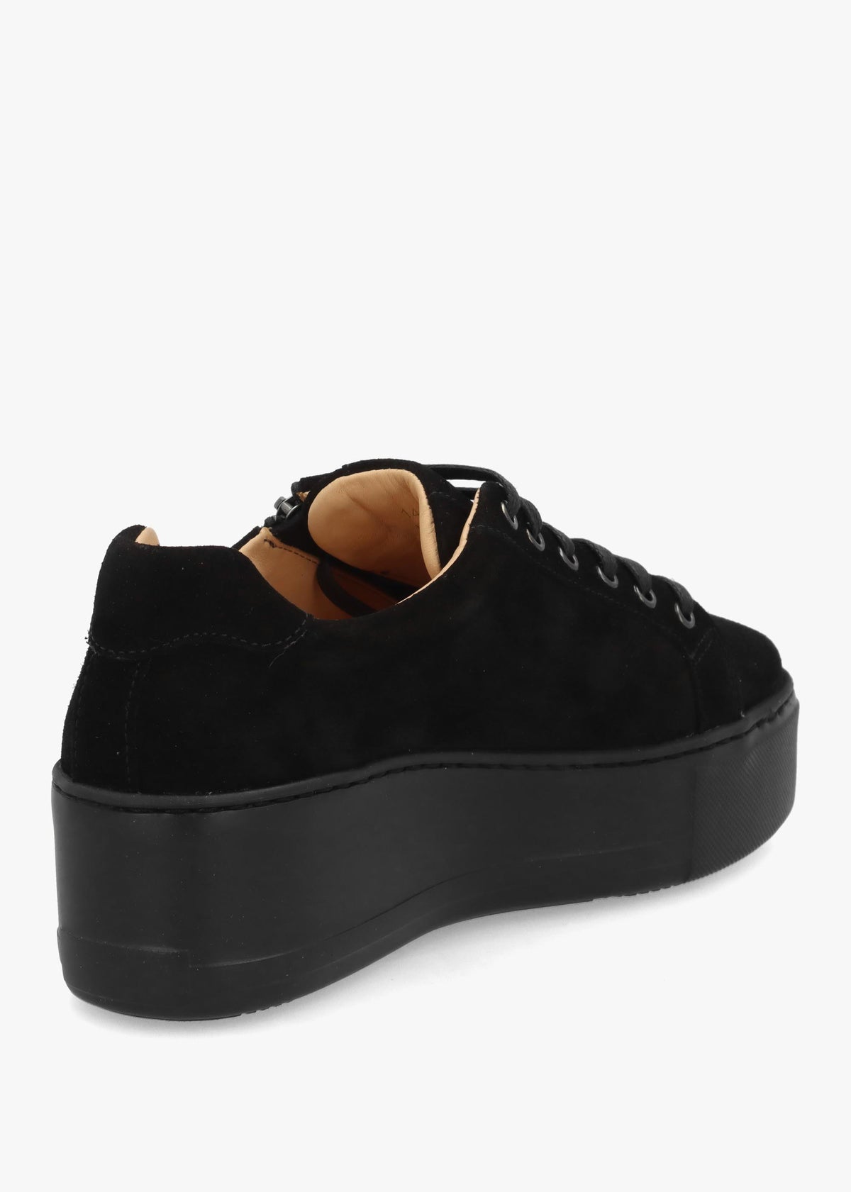 Daniel Vippy Black Suede Flatform Trainers