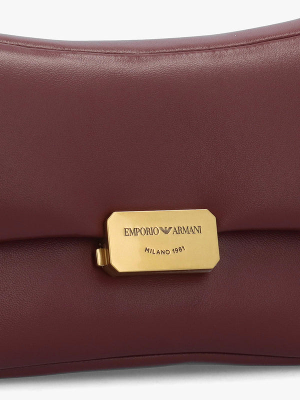 Burgundy Soft Leather Shoulder Bag