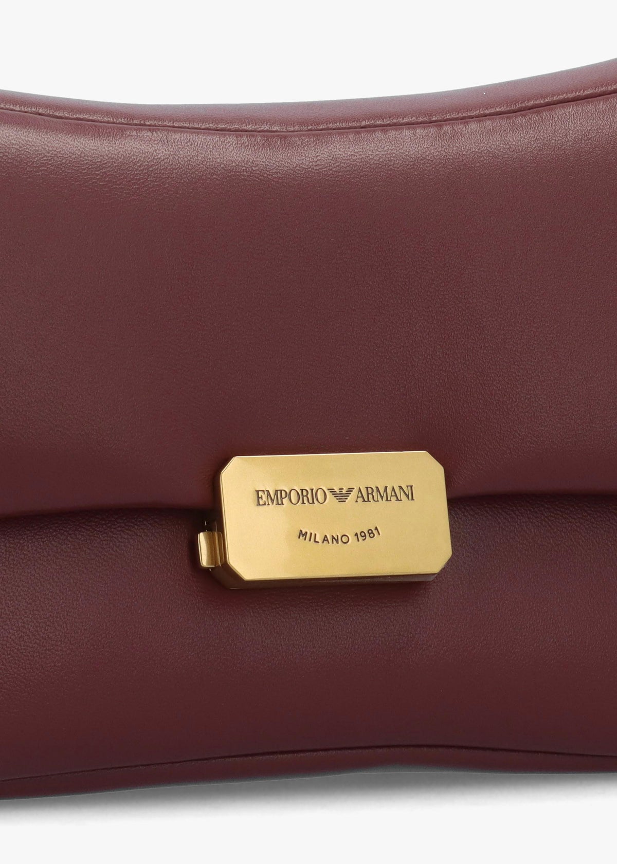 Burgundy Soft Leather Shoulder Bag
