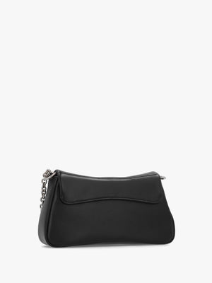 Emporio Armani Black Soft Leather Shoulder Bag