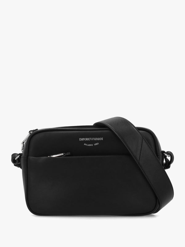 Black Leather Camera Bag
