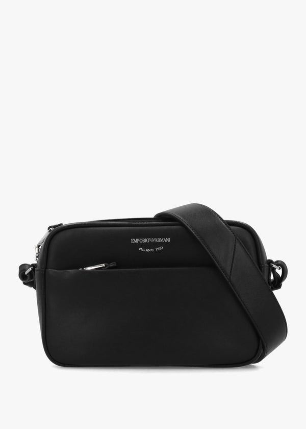 Black Leather Camera Bag