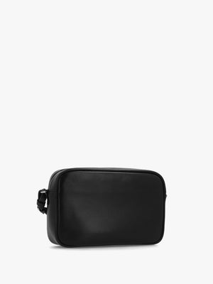 Emporio Armani Black Leather Camera Bag
