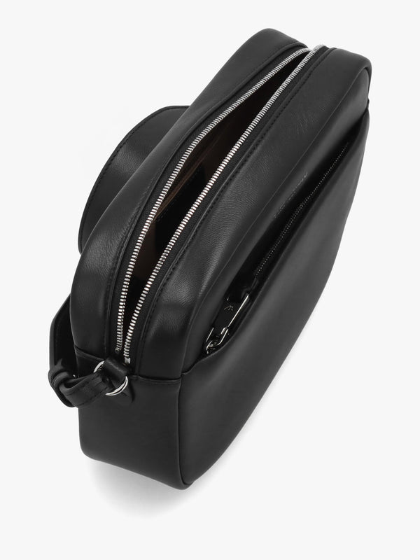 Black Leather Camera Bag
