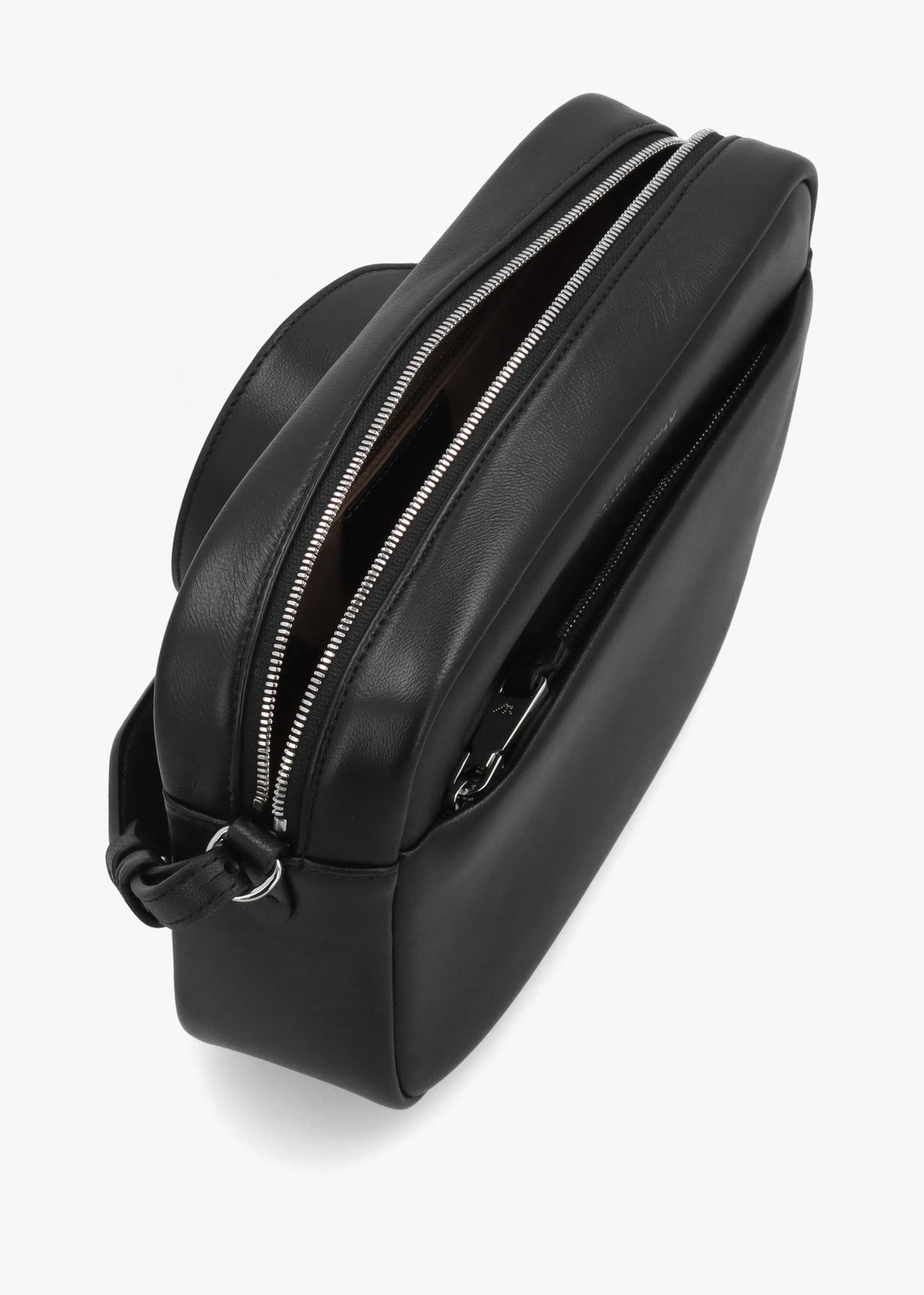 Black Leather Camera Bag