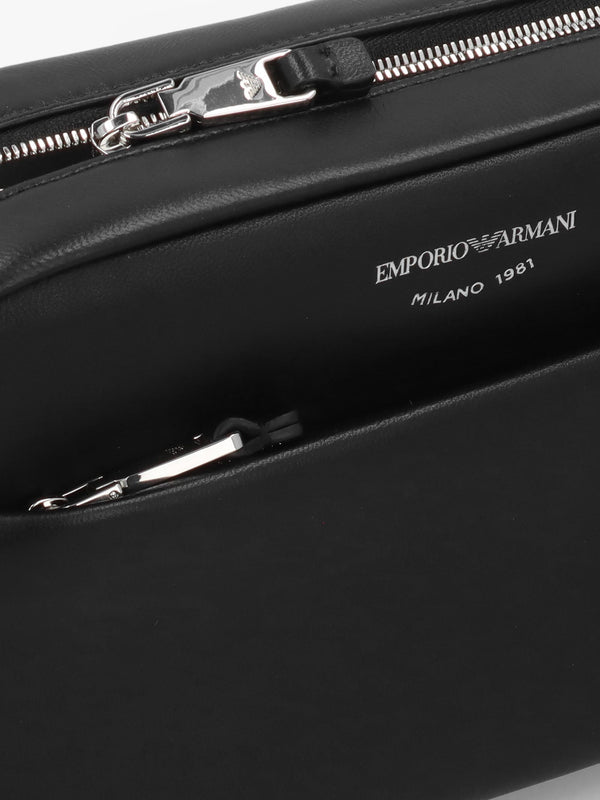 Black Leather Camera Bag