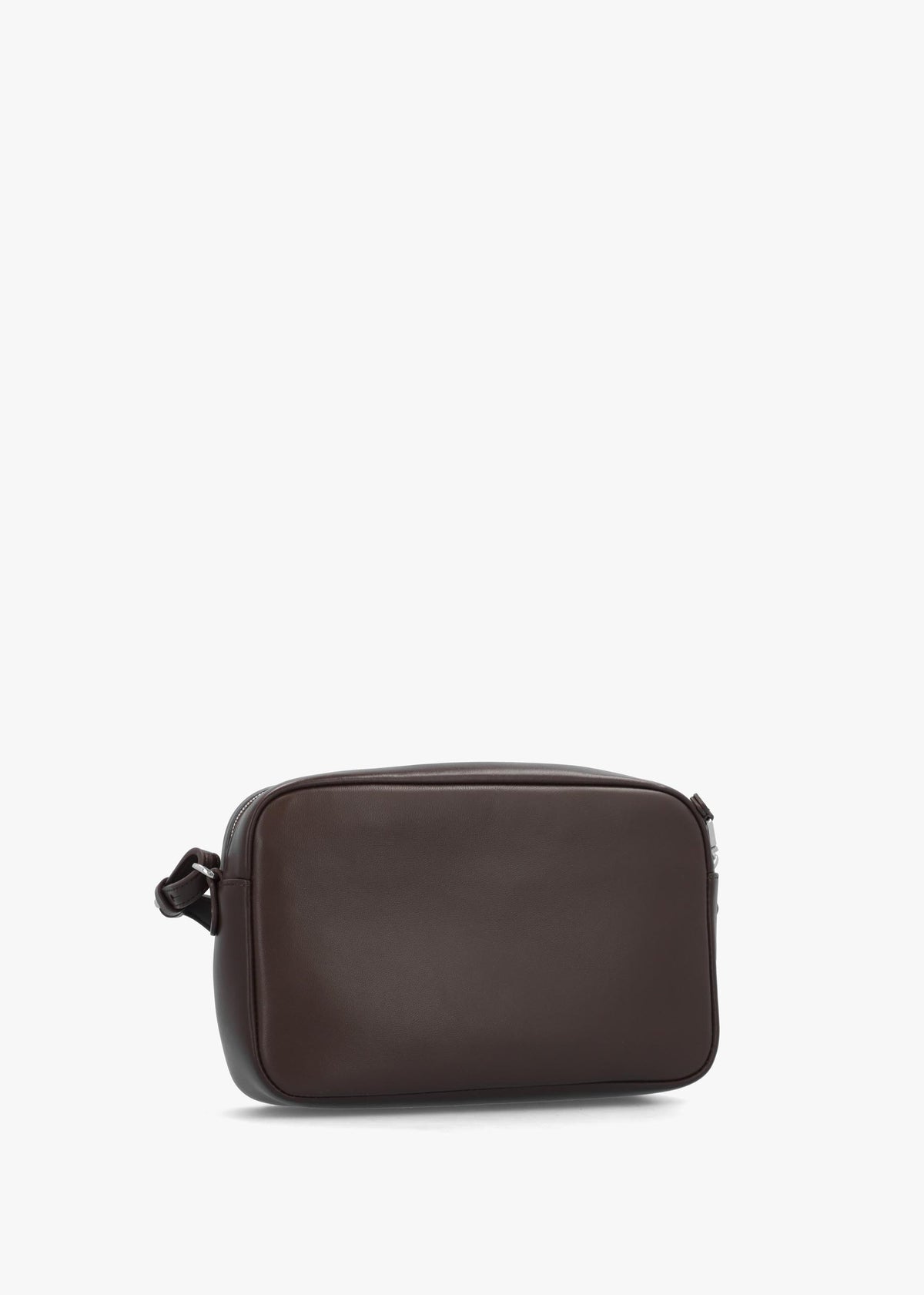 Emporio Armani Brown Leather Camera Bag