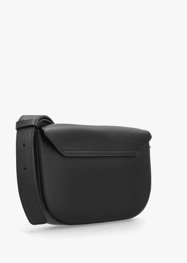 1981 Mini Black Leather Cross-Body Bag