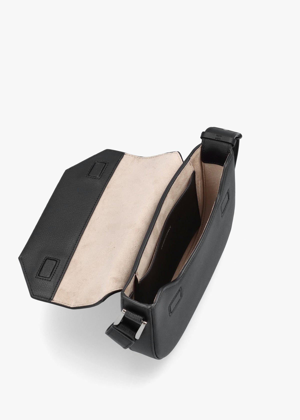 1981 Mini Black Leather Cross-Body Bag