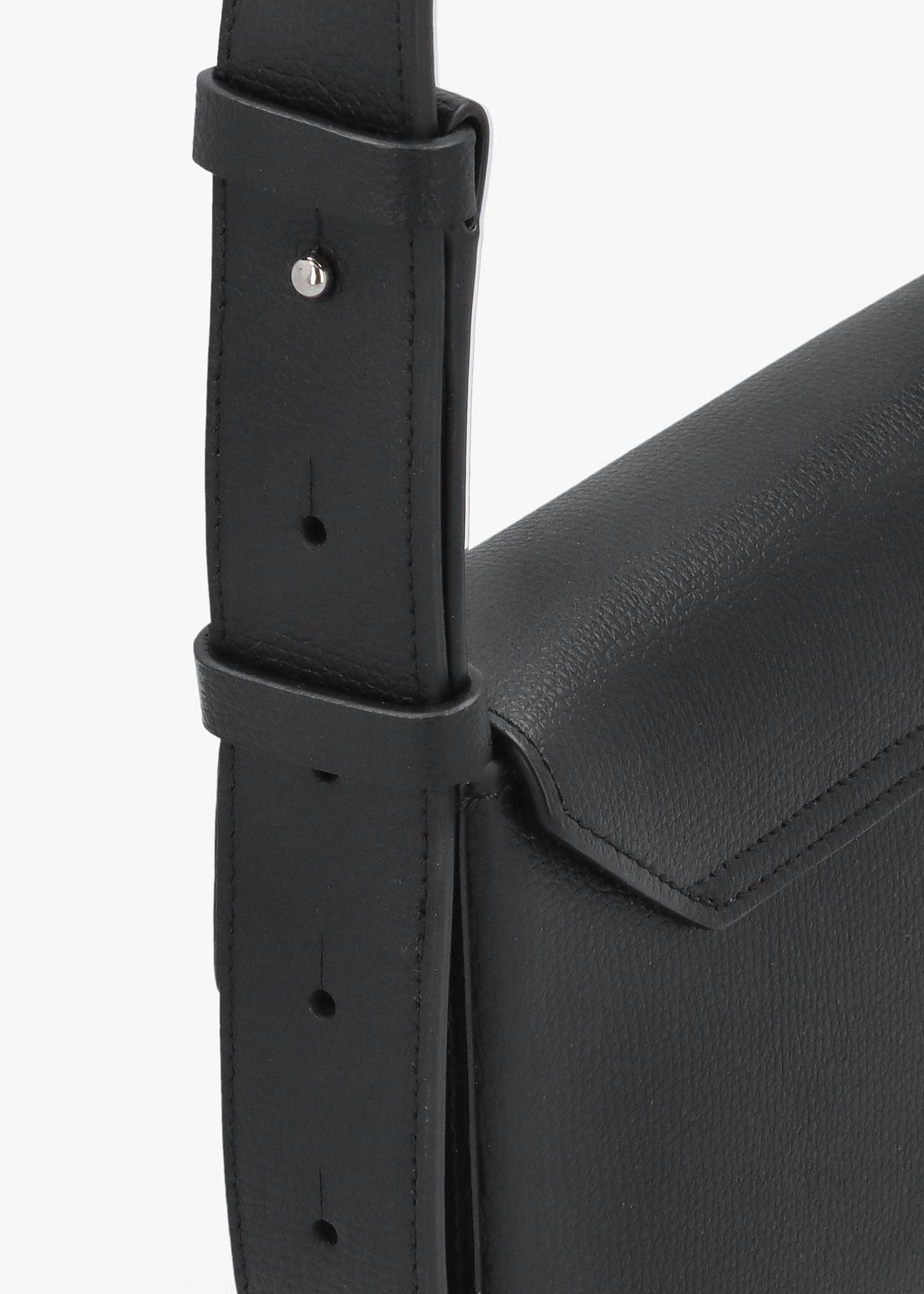 Emporio Armani 1981 Mini Black Leather Cross-Body Bag