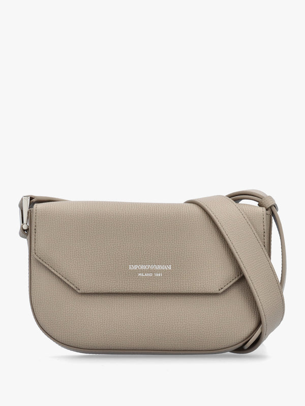 1981 Mini Taupe Leather Cross-Body Bag