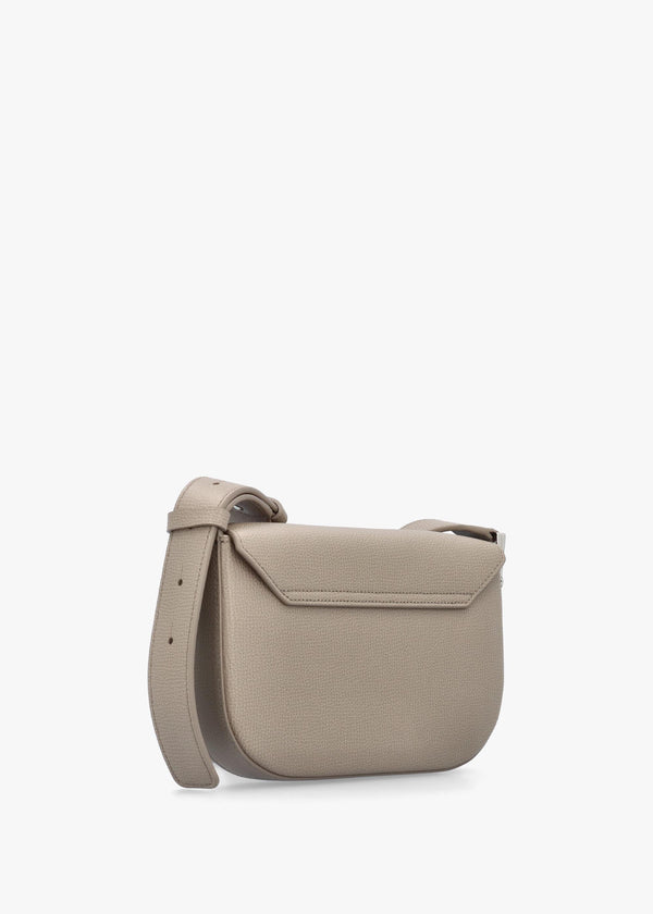 Emporio Armani 1981 Mini Taupe Leather Cross-Body Bag