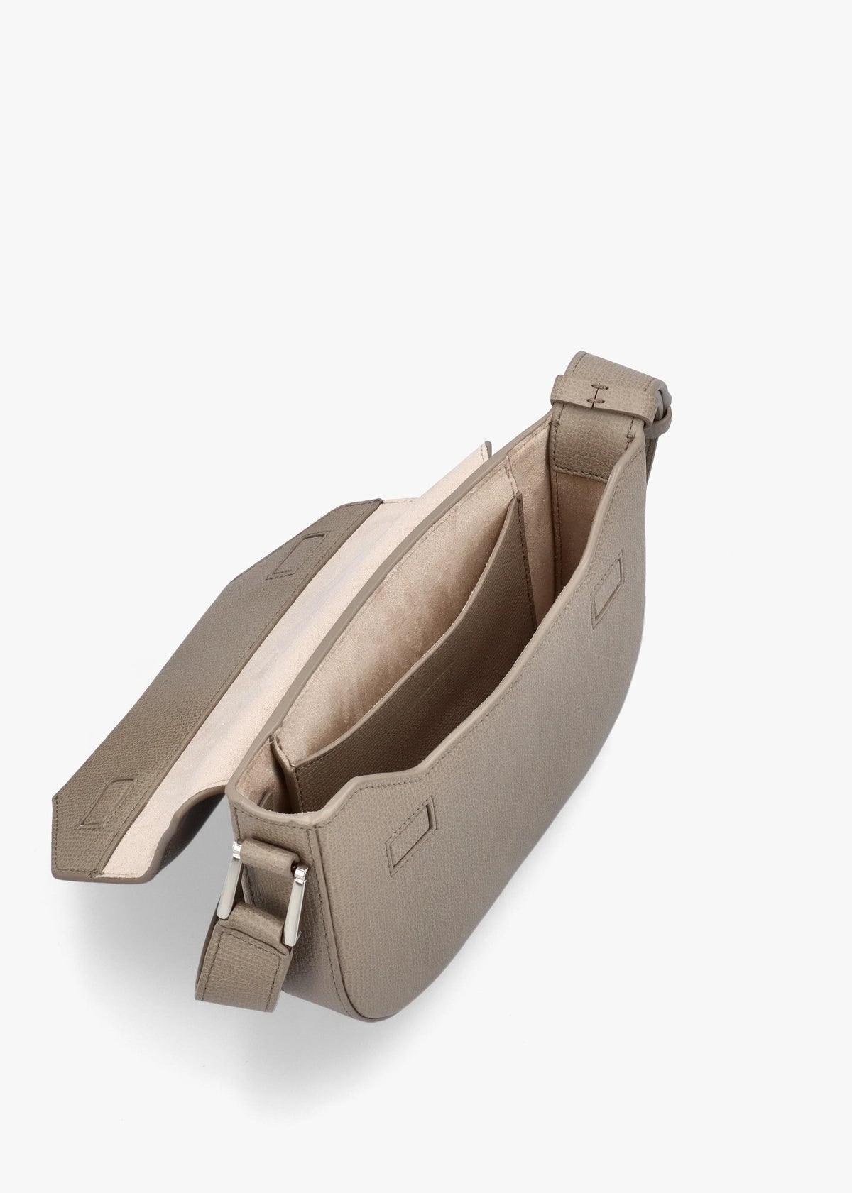 1981 Mini Taupe Leather Cross-Body Bag