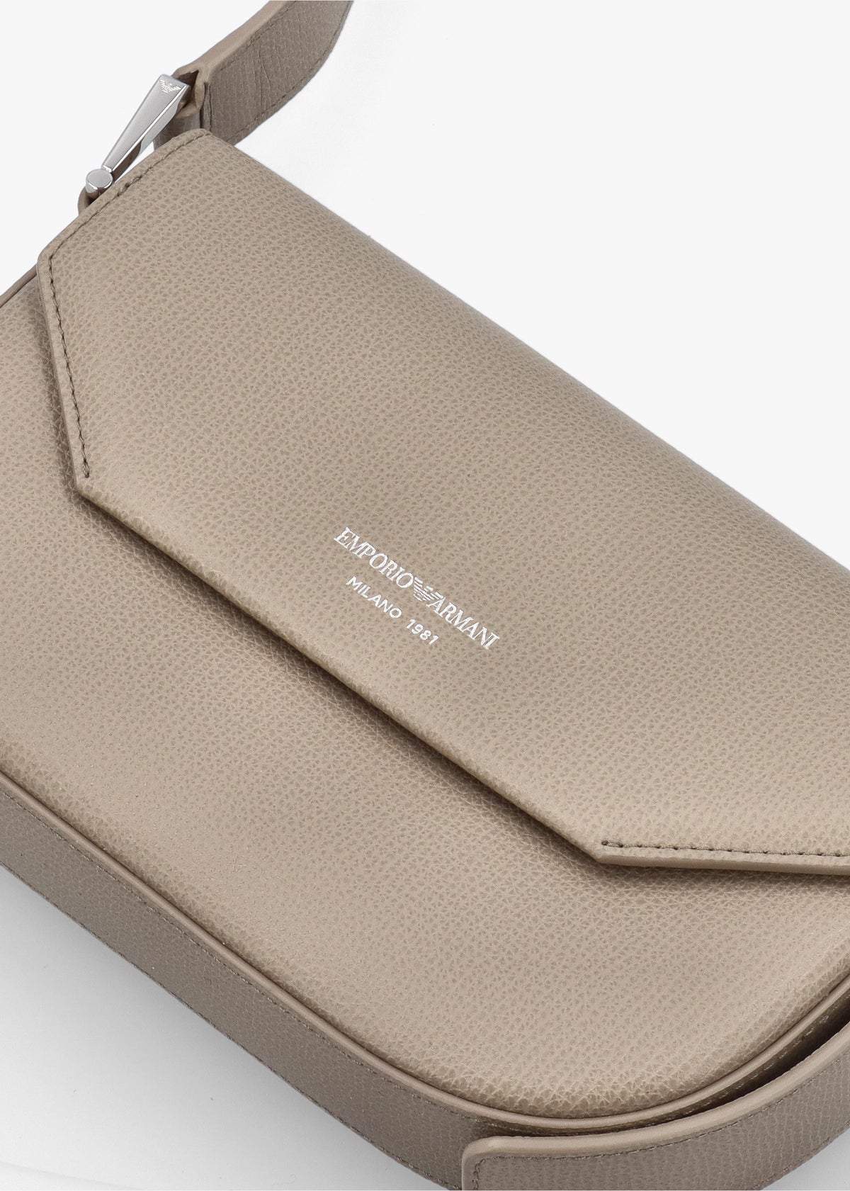 1981 Mini Taupe Leather Cross-Body Bag