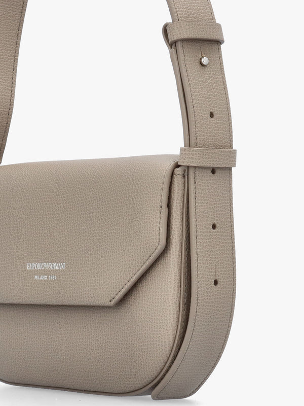 1981 Mini Taupe Leather Cross-Body Bag