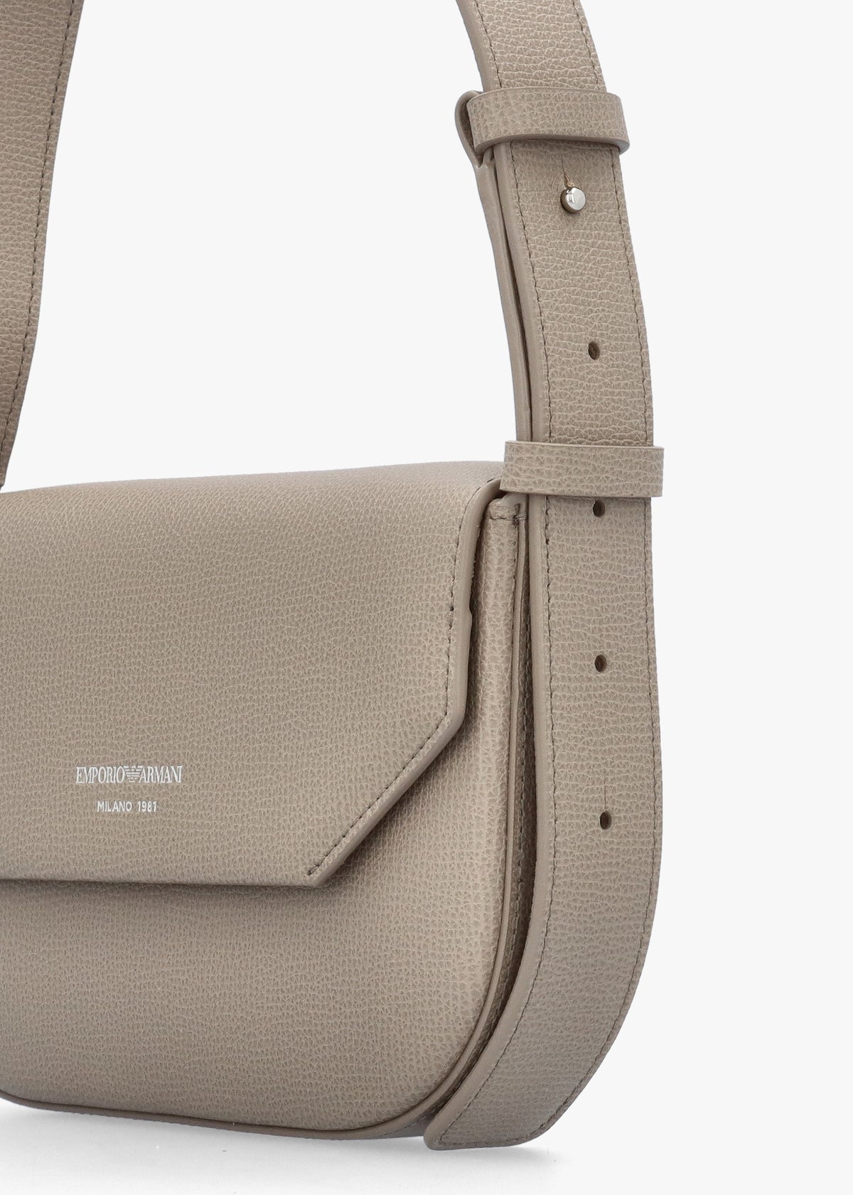 1981 Mini Taupe Leather Cross-Body Bag