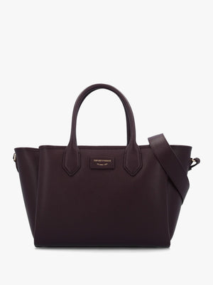 Medium Burgundy Leather Tote Bag