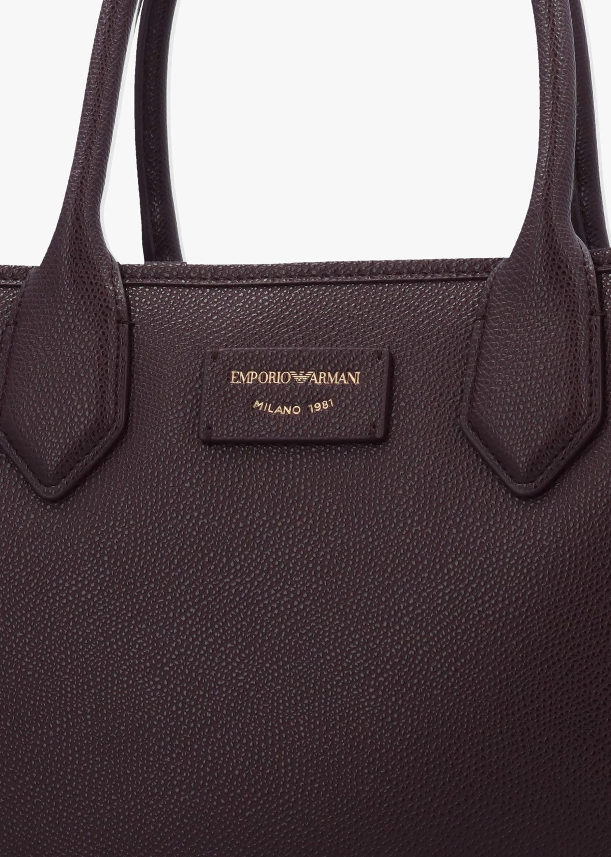 Medium Burgundy Leather Tote Bag
