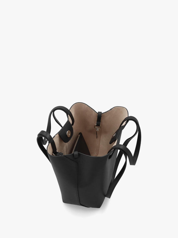 Emporio Armani 1981 Mini Black Leather Shoulder Bag