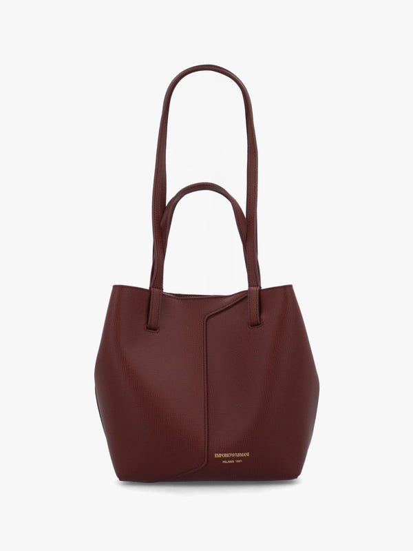 Emporio Armani 1981 Mini Brown Leather Shoulder Bag