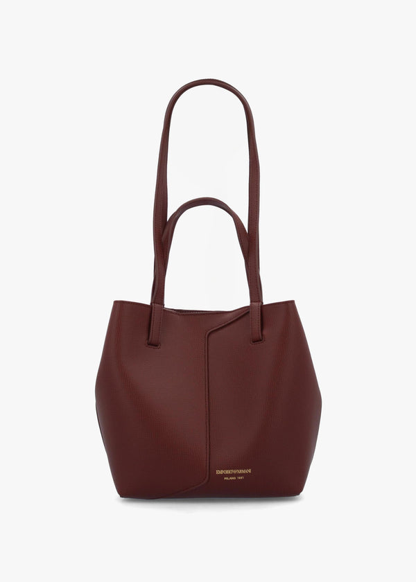 Emporio Armani 1981 Mini Brown Leather Shoulder Bag
