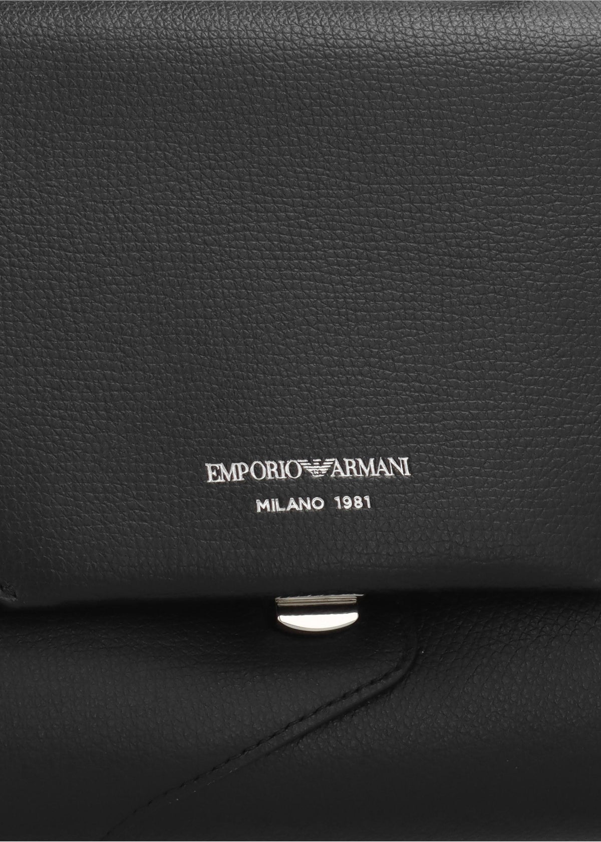 1981 Mini Black Leather Top Handle Bag