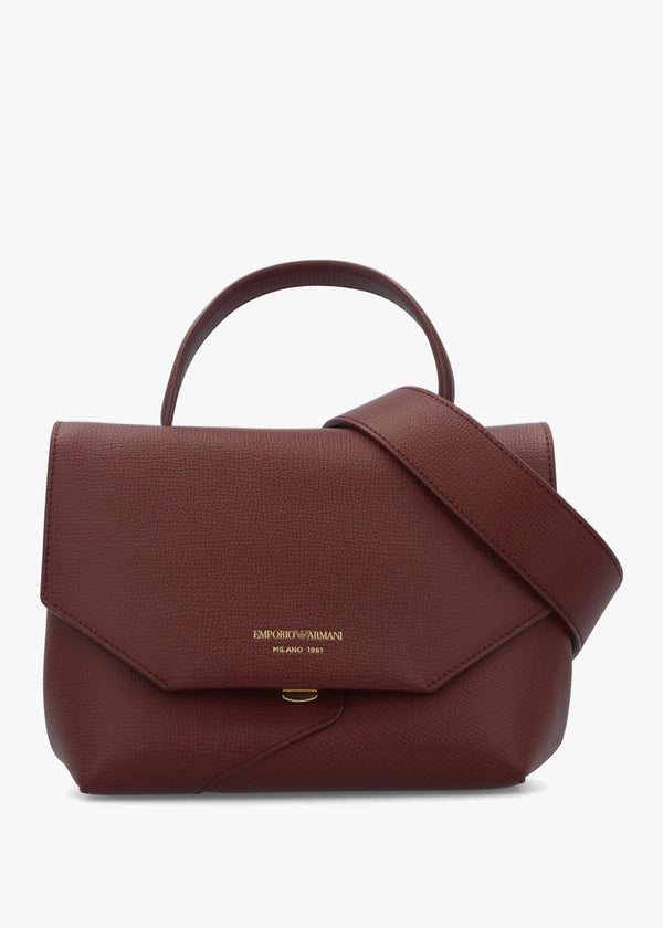 1981 Mini Brown Leather Top Handle Bag